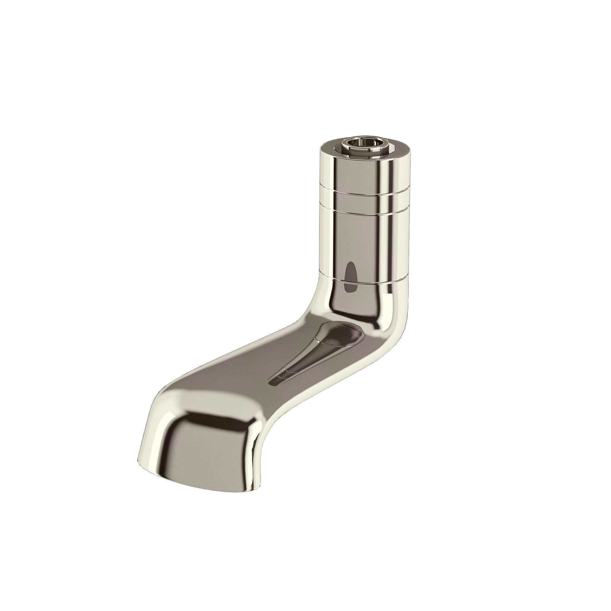 Arcade Spout fitting - nickel